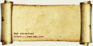 Jovana Pilipović vizit kartica